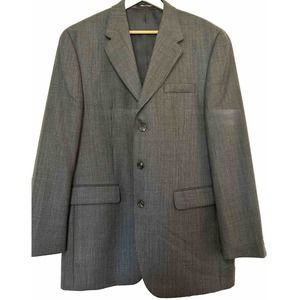 Lauren Ralph Lauren Men’s 42L‎ Wool Blazer Brown micro Check Suit Jacket